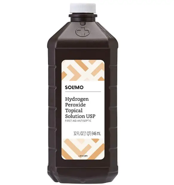how to clean shower tiles without scrubbing: Solimo Hydrogen Peroxide