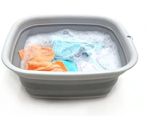 how to wash a sherpa blanket: Portable Washing Basin 