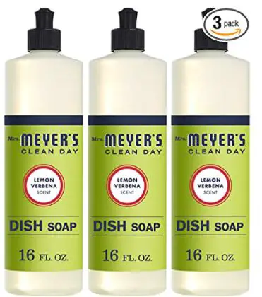 how to wash a sherpa blanket: Mrs. Meyer's Clean Day Dishwashing Liquid Dish Soap
