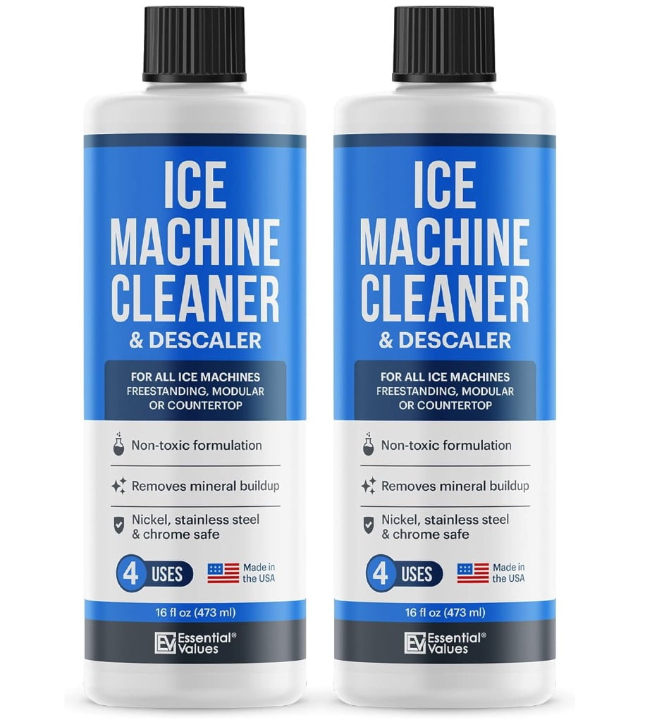 2-Pack Ice Machine Cleaner and Descaler 16 fl oz, Nickel Safe Descaler | Ice Maker Cleaner Compatible with All Major Brands